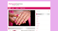 Desktop Screenshot of manicurefantasy.com